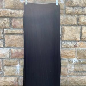 LOFT Black Maxi Skirt